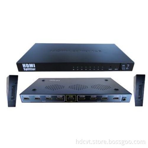 1 x 8 HDMI Splitters, Supports 3D/HDCP/HDMI 3D, Up to 225MHz Operating Frequency